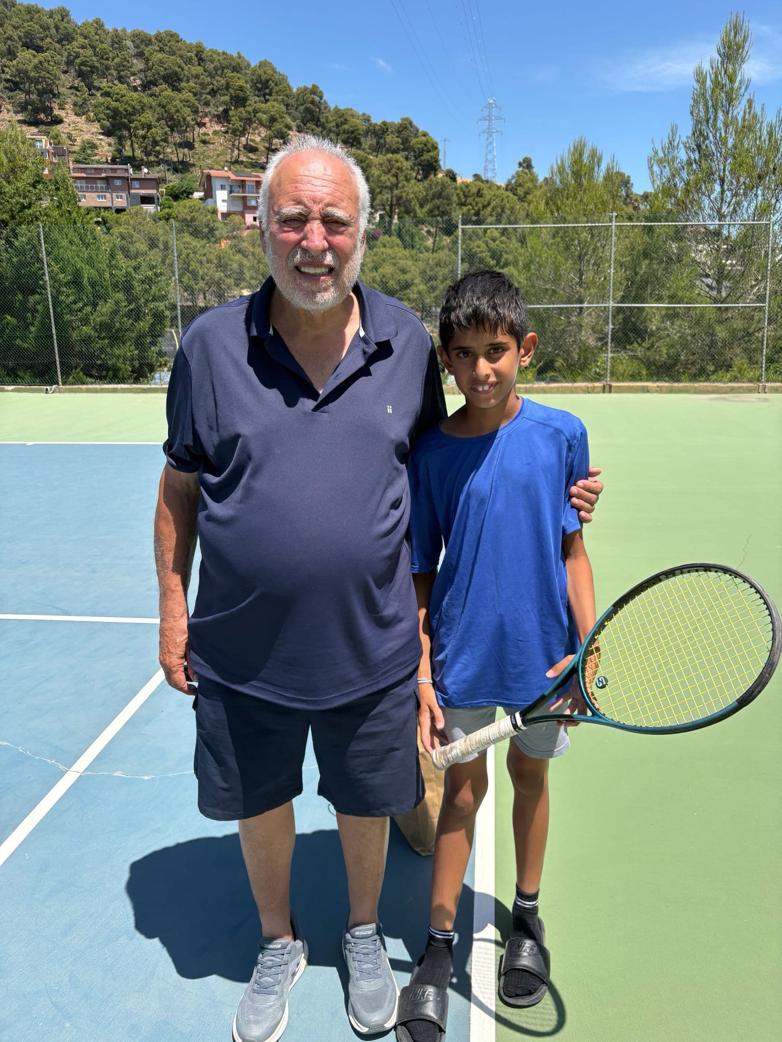 Mr. Lluis Bruguera and Dev Pandit from India